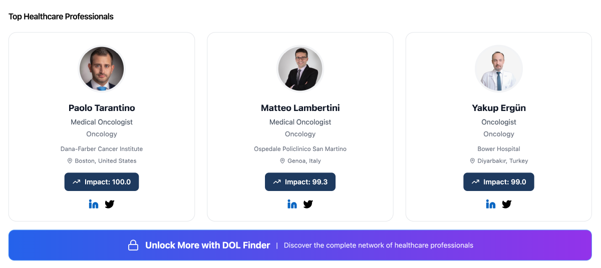 Screenshot of DOL Finder dashboard